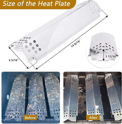 Grill Replacement Parts for Nexgrill 6 Burner 720-0898, 720-0898A, Nexgrill 5 Burner 720-0888, 720-0888N, Nexgrill 4 Burner 720-0830H, 720-0783E. Grill Heat Plates Shield, Burner Tubes and Igniters.