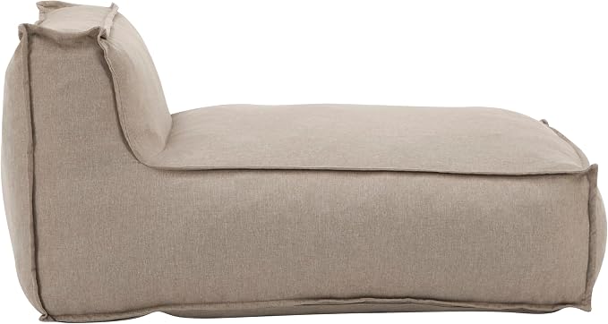 Merax Outdoor Bean Bag Chairs, 61" L Lounger Chair for Adults Bean Bag Couch Sofa with Memory Foam Filled for Patio Pool Balcony & Desk, Water-Repellence Fabric Outside Beanbag Chair
