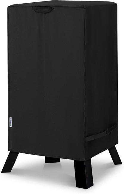 SunPatio Smoker Cover 30 Inch, Heavy Duty Waterproof Square Electric Smoker Cover for Masterbuilt, All Weather Protection, 18" W x 17" D x 33" H