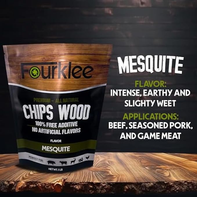 Wood Chips for Smoker- Apple Wood Chips for Smoker- Hickory Wood Chips for Smoker- Smoking Chips- Wood Chips- 6Pack 1lb Each.