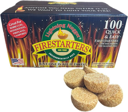 AN100-2 200 Count Fire Starters, Tan (Pack of 200)