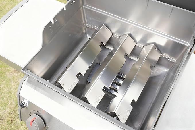 Flavorizer Bars for Weber Spirit 2 Grill Replacement Parts GS4 Spirit II 7635 67045 68842 69796,Grill Parts for Weber GS4 Spirit II/I E210 S210 E220 S220 Weber Flame Covers 3400301 304 Stainless Steel