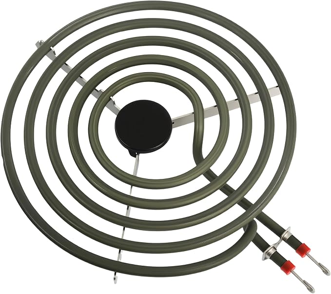 MP21YA 8" Stove Burner Element Fits Whirlpool Maytag Kenmore | MP21YA 8 inch stove burner 240V 2100W five-turn coil fits Whirlpool Maytag Kenmore quick three step DIY install