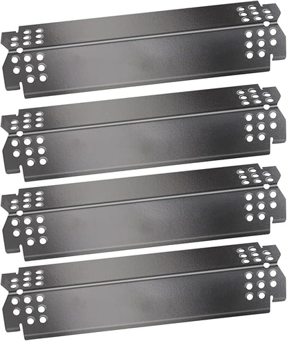 Hongso 14 9/16 Inch Replacement Flame Tamers for Nexgrill 4-Burner Grills, Compatible with Models 720-0830H, 720-0830X, 720-0925P, 720-0789H, 720-0830D & Grillmaster 720-0697