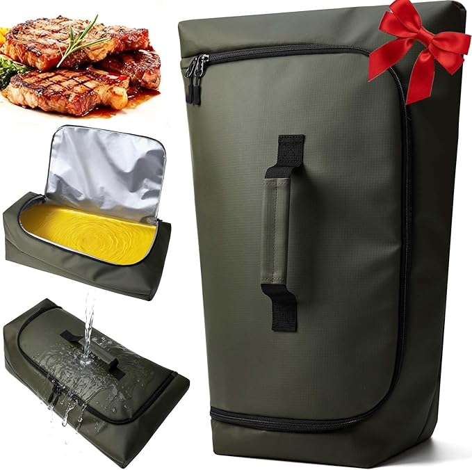 270° Opening BBQ Blanket for Resting Meat, Insulated Leak-Proof Meat Resting Bag for Brisket Turkey Pork, Smoker Accessories for Party Kitchen Camping, Anniversary Birthday Gift for Men Dad Husband