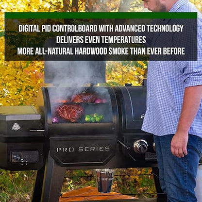Digital PID WiFi Control Board Replacement Parts for Pit Boss Pro Series 1100 Combo Wood Pellet Grills, Advanced PID Controller Delivers Even Temp, Replacement for Part 80159 with 2Pack Meat Probes