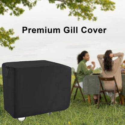 Flat Top Grill Cover Compatible with Royal Goumet 2 Burner Griddle, 38 Inches Waterproof Propane Griddle Cover for Outdoor Grill Cart Table-38 x 24 x 33.8 Inch