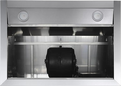 COSMO UMC30 30 in. Haven Collection 380 CFM Ducted Under Cabinet Range Hood, LED Lights, Touch Controls, Stainless Steel