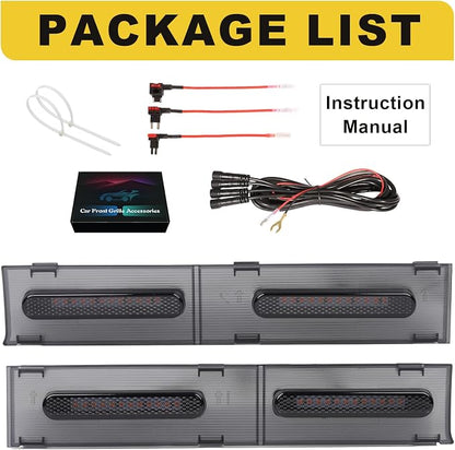 Upgrade OEM Front Grille Lights for 2024 2025 Toyota Tacoma SR SR5 | 5000k white,Led Grill Light assembly accessories 2026