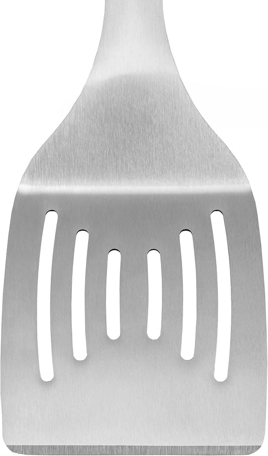 Kenmore 3-Pc BBQ Grill Tool Set, Stainless Steel Grilling Tools for Outdoor Gas Grill, Includes Tongs, Fork, and Spatula, Essential BBQ Grill Tools for Gas Propane Grill and Outdoor Grilling