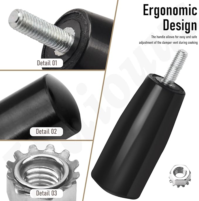 Damper Handle Compatible with Weber WSM Kettle BBQ Smokey Mountain