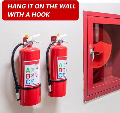 Fire Extinguisher Mounts & Brackets,2 Pack Fire Extinguisher Brackets and Holders,Wall Hook Holder Hanger for 10 lb fire Extinguisher Mount