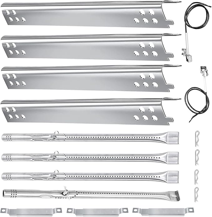 Charbroil Grill Replacement Part, Char Broil Grill Burner;4-Burner | Burner L=17.75 inch,304 Stainless Steel;For Charbroil Performance 4 & 2 Burner Grills 463342119 463377319 463347019 463376519