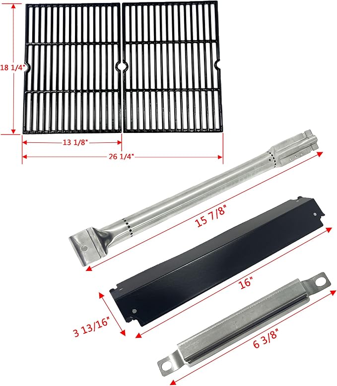 Parts Kit DG166 Repair kit fits for Charbroil 463268606, 463268007 (Commercial), 463268008 (Commercial), and Other Gas Grills