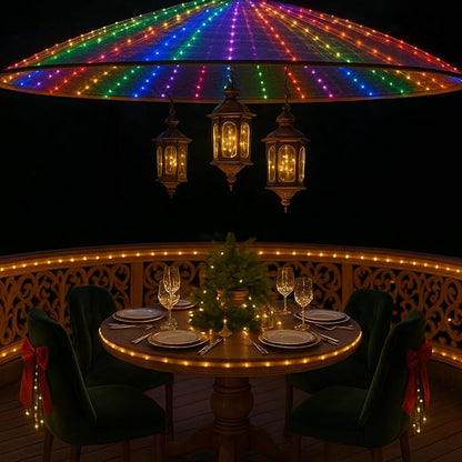 66ft 200 LED Waterproof String Lights, Color Changing Outdoor/Indoor Rope Lights Plug in with Remote, 16 Colors & 8 Modes for Garden, Party, Patio, Wedding, Halloween, Christmas Decorations