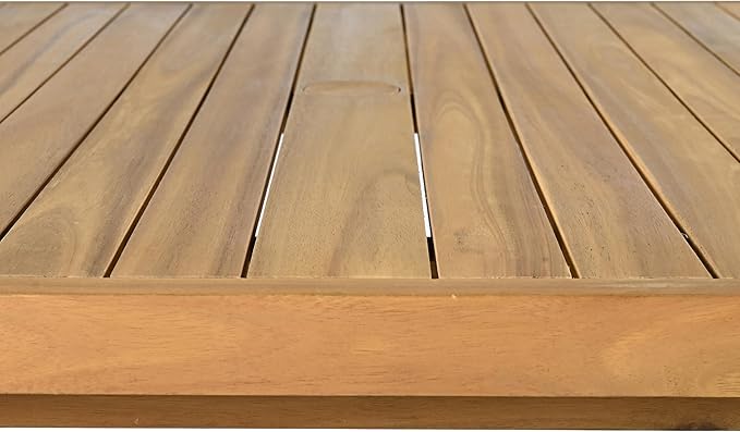 Christopher Knight Home Barron 5-Piece Acacia Wood Patio Bar Set, Patio Bar Table and Stools Set, Soft Seat Cushions, Rattan/Wicker Dining Set for Garden, Backyard, Poolside, Balcony,Teak + Dark Gray