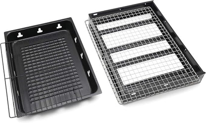HongK- Small BBQ Barbecue Grill Large Folding Portable Charcoal Stove Camping Garden Outdoor [P/N: ET-COOK006-BK]