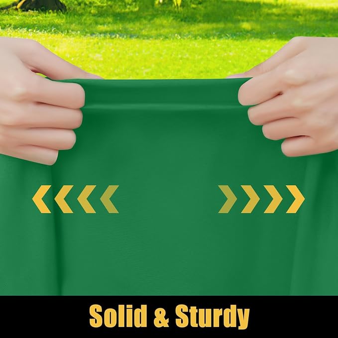 Smiry Rectangle Picnic Table Cloth, Waterproof Elastic Fitted Tablecloths for 5 Foot Tables, Washable Polyester Table Cover for Camping, Indoor and Outdoor (Hunter Green, 30"x60")