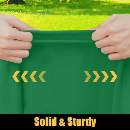 Smiry Rectangle Picnic Table Cloth, Waterproof Elastic Fitted Tablecloths for 5 Foot Tables, Washable Polyester Table Cover for Camping, Indoor and Outdoor (Hunter Green, 36"x60")