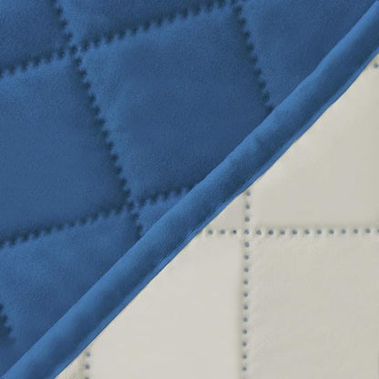 Easy-Going Reversible Couch Cover, Small Chair, Blue/Ivory | Machine Washable Slipcover For Dogs, Water Resistant Furniture Mat For Living Room, Non-Slip Sofa Cover, Pet Friendly