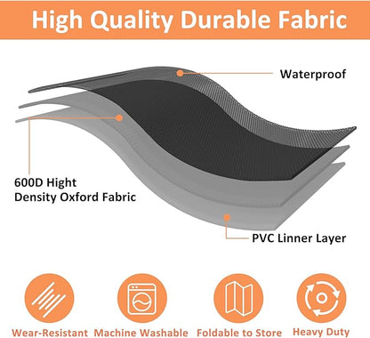 Fire Pit Cover for Solo Stove Yukon Fire Pit Surround Tabletop, Surround Shelter for Fire Pit SurroundTable, Elevation Shelter for Yukon Firepit, Weather-Resistant Protective Cover, 54" x 21"
