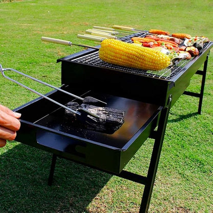 Bbq Grill Charcoal Grill Charcoal Stove Portable Charcoal Barbecue Grill Stainless Steel Folding BBQ Charcoal Grill For Outdoor Cooking Camping Barbecue Grill Charcoal Griddle