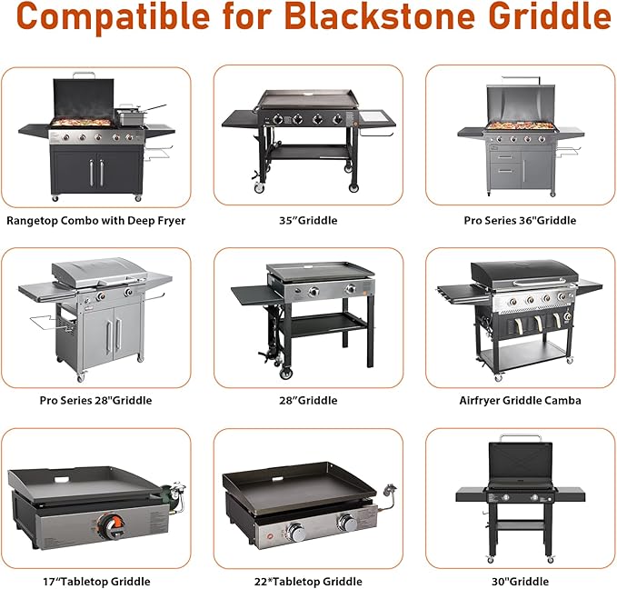 Grease Cup Liners Compatible with Blackstone Griddle 5017 - Griddle Accessories Disposable Grill Tray, Aluminum Foil Drip Pan Grease Catcher Cup Liner for 17, 22, 28, 36 Inch, 12 Pack