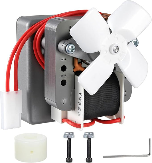 2.0 RPM Auger Motor Replacement Parts with Bushing and 2 Sets Shaft Nut & Bolt Wood Pellet Grill Smokers Barbecue Auger Motor Accessories AC120V 60Hz 2 Pole Universal Barbecue Feeding Gear