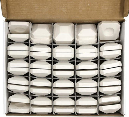 Hongso Ceramic Briquettes Grill Bricks Replacement for Lynx L27 L30 L30PSP L36 L42 L54, Lynx Grill Parts for L5430 L54PS LBQ27 LBQ36 and Other Models, 48-Piece Barbecue Briquettes Gas Grill Stones