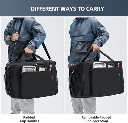 TRAVELIT Carry Bag for Ninja Artisan Pizza Oven, Accessories for Ninja Outdoor Pizza Oven MO200 Series, Padded Carrying Case with Muti-Pockets and Shoulder Straps, Water-Resistant (Bag Only)