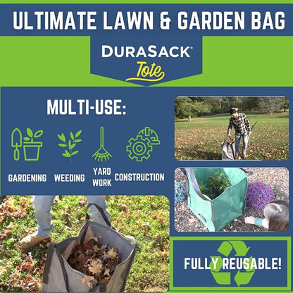 DURASACK Heavy Duty Storage Tote Bag 22-Gallon, Multicolored, Pack of 4 | Rugged Woven Polypropylene Moving Bag, Reusable Self-Standing Design, Holds up to 500 Pounds