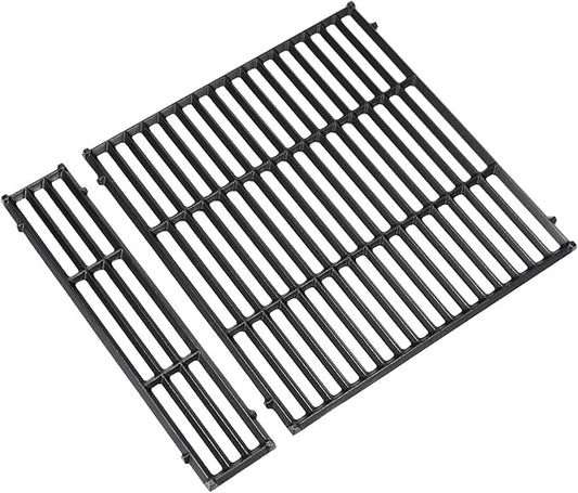 Utheer Porcelain-Enameled Cast Iron Cooking Grates for Weber Spirit 2025 Front-Control Models, 2PCS Replacement Grill Grate Set, Fits Spirit E-210 E-310 E-325 (2025), Replaces Weber 7637