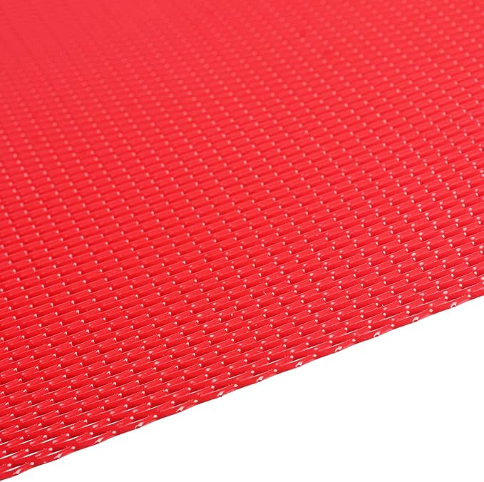 AggAuto Universal 40"x13" Car Grill Mesh 3x6mm Rhombic Hole Red | Aluminum Alloy Automotive Grille Insert Bumper, One of the Most Multifunctional Shape Grids 100x33cm