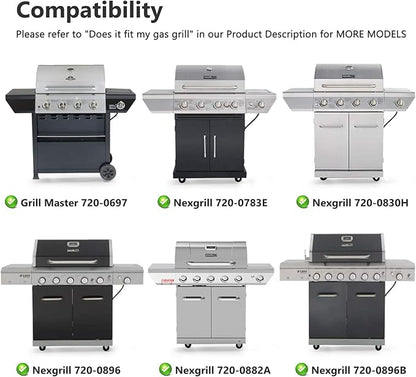 Criditpid Grill Replacement Parts for Nexgrill 720-0896b 720-0830h 720-0882a 720-0783E, Grill Master 720-0697 720-0737 Grill, 6-Pack Grill Heat Plate Parts for Members Mark 720-0830F