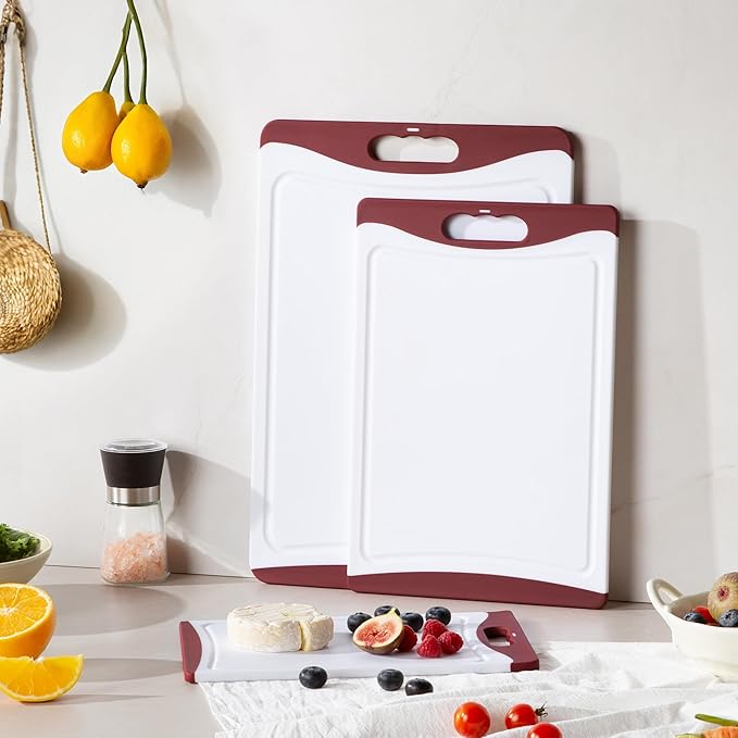 Extra Large Cutting Board with Non Slip Edges and Over Sink Butcher Block Chopping Board Nice Solid Thick Juice Groove Big Xl xlarge Best Hardwood Kitchen Counter Organic Meat BBQ Kit Dishwasher Safe