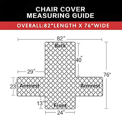 Easy-Going Chair Sofa Slipcover Reversible Sofa Cover Water Resistant Couch Cover Furniture Protector Cover with Elastic Straps for Pets Kids Children Dog Cat (Chair, Beige/Beige) | Machine Washable Slipcover For Dogs, Water Resistant Furniture Mat For...