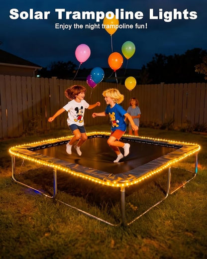btfarm 6 Pack Solar Rope Lights Outdoor, 120LED 46FT Solar String Lights Outside Waterproof, 8 Lighting Modes Solar Powered Strip Tube Light for Garden Tree Christmas Yard Party Decor, Warm White