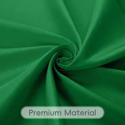 8 Pack Green Rectangle Table Cloth 60 x 126 Inch For 8 Foot Tables | Wrinkle Resistant Tablecloth, Washable Polyester Fabric, Rectangular Tablecloth for Wedding Party Banquet Buffet