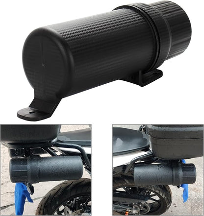 Universal Motorcycle Off-Road Tool Tube Storage Box Holder Manual Canister Waterproof Large size