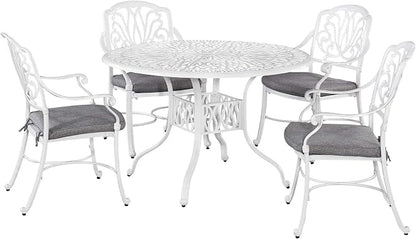 Homestyles Capri Outdoor Dining Table, Capri, Off White