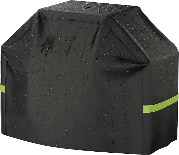 Grill Cover - 55 Inch Heavy Duty BBQ Grill Cover for Outdoor Grill, Waterproof, UV, Fade & Tear Resistant, Gas Grill Cover for Weber Charbroil Genesis Nexgrill and More