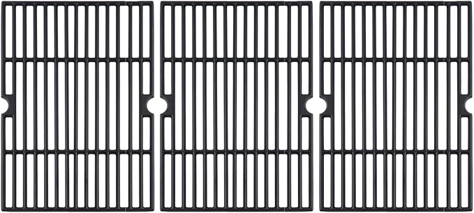 70-01-296 DGB610SSP Grates Replacement Parts for Dyna Glo DGB610SSP DGF600SSP Grill Grates Cast Iron Cooking Grate Dyna-glo Gas Grill 6 Burner Dyna Glo Grill Replacement Parts 3pcs
