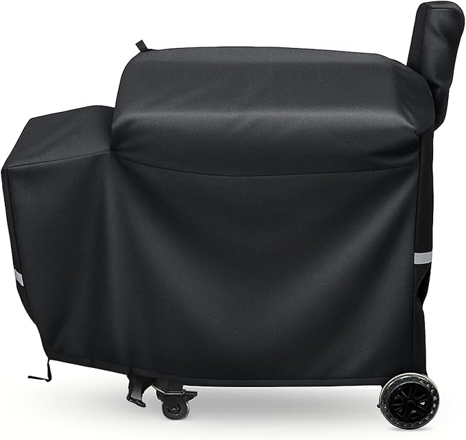 Grill Cover for recteq Flagship 1100/1600, RT-700, RT-1250 and RT-680 Wood Pellet Grills - Heavy Duty 600D Waterproof Fabric Grill Cover with Elastic Drawstrings