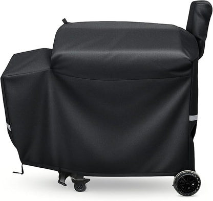 Grill Cover for recteq Flagship 1100/1600, RT-700, RT-1250 and RT-680 Wood Pellet Grills - Heavy Duty 600D Waterproof Fabric Grill Cover with Elastic Drawstrings