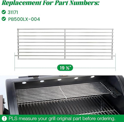 Warming Rack for Pit Boss Lexington Upper Grid Cooking Grate for Pitboss 500 540 550 Series Wood Pellet Smoker Grill Replacement Parts Holding Grilling BBQ Accessory