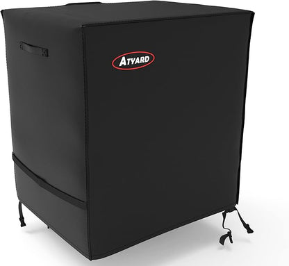 ATYARD 30-inch Outdoor Cover for Keter Unity (Small) Portable Table - UV Resistant, Breathable, All Weather (30" L x 24" W x 32" H)Black