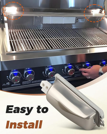 Halogen Grill Light Fit for Mont Alpi Outdoor Island Grills (MAi805 MAi400 & MA-957) and Built-in Grills (MABi805 & MABi400) Replace 8A37000038