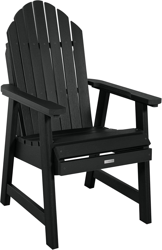 highwood Hamilton 5 Piece Square Dining Set, Black