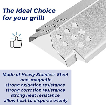 Uniflasy Grill Parts Heat Plates Shield Tent for Nexgrill 720-0830H 720-0898 720-0896B 720-0896C 720-0896E Replacement Parts for 720-0888N 720-0882S 720-0888 720-0882A 720-0896 720-0888A Gas Grills