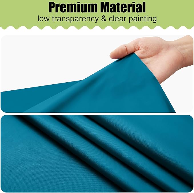 Smiry Disposable Table Cloth - 12 Pack, 54 x 108 Inch Waterproof Rectangle Tablecloths for Parties, Decorative Plastic Table Cover, Leakproof & Sturdy, Aqua